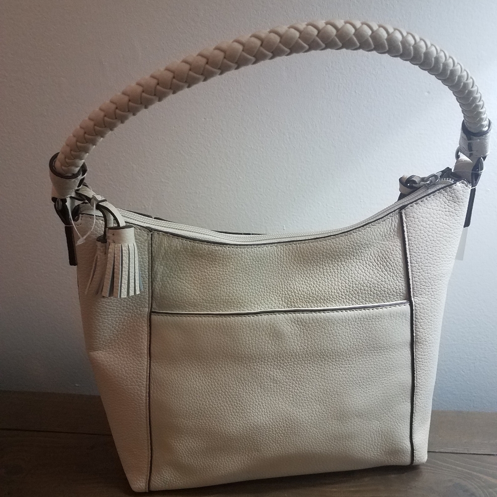 White handbag Gianni Binni  Medium